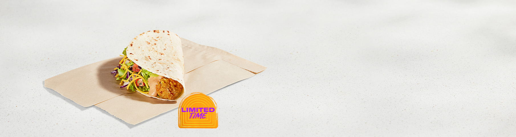 Creamy Chipotle Crispy Chicken Soft Taco